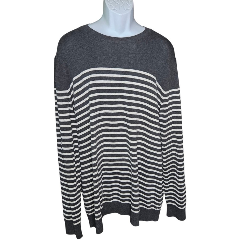 Banana Republic Mens Preppy Striped Sweater Size XXL Oversized Coastal